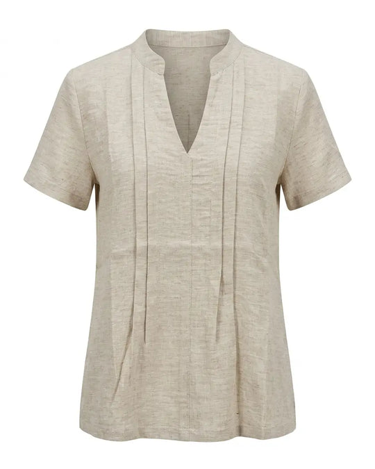 Blusa bi-materiale DORABELLA