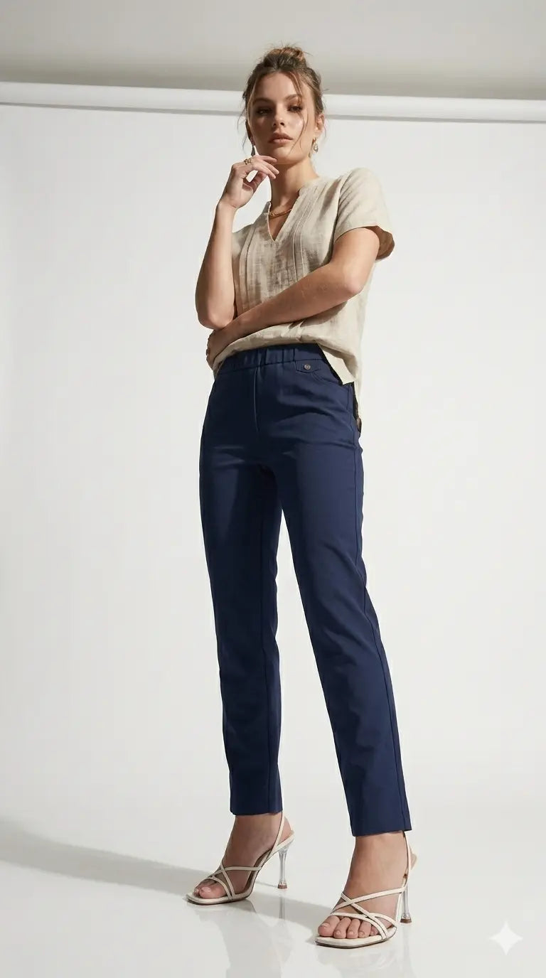 Blusa bi-materiale DORABELLA