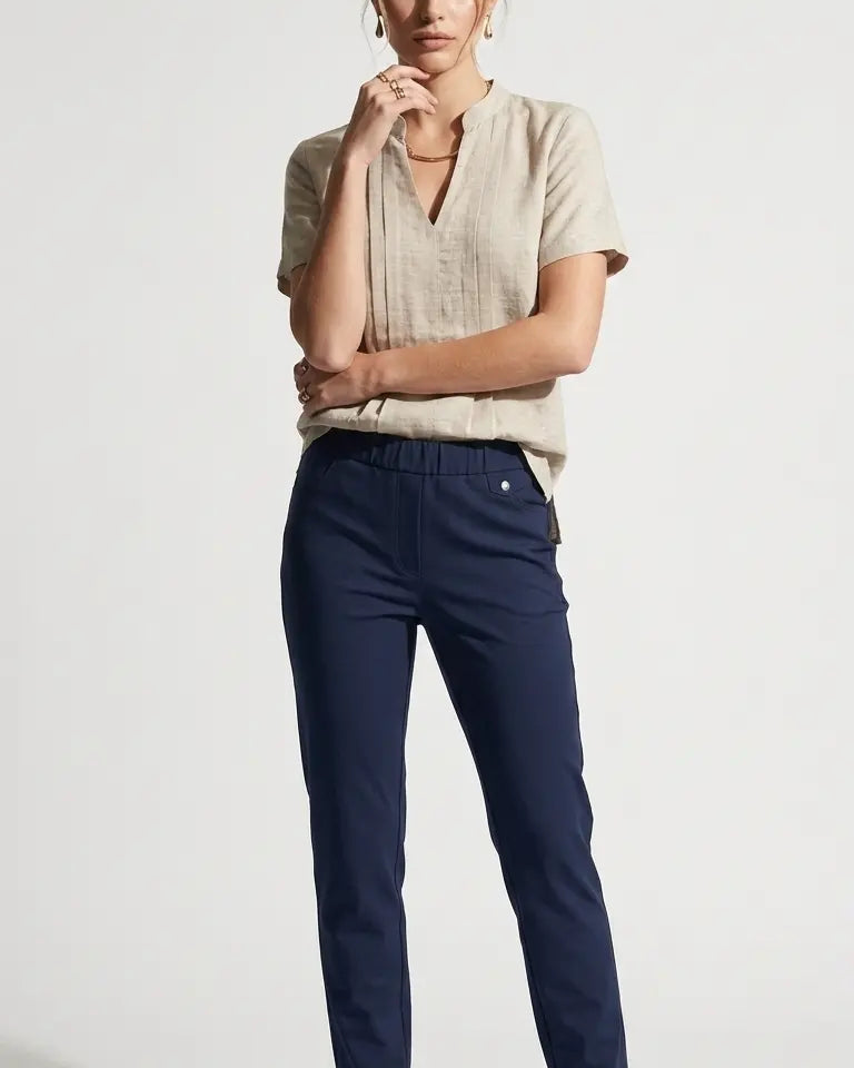 Blusa bi-materiale DORABELLA