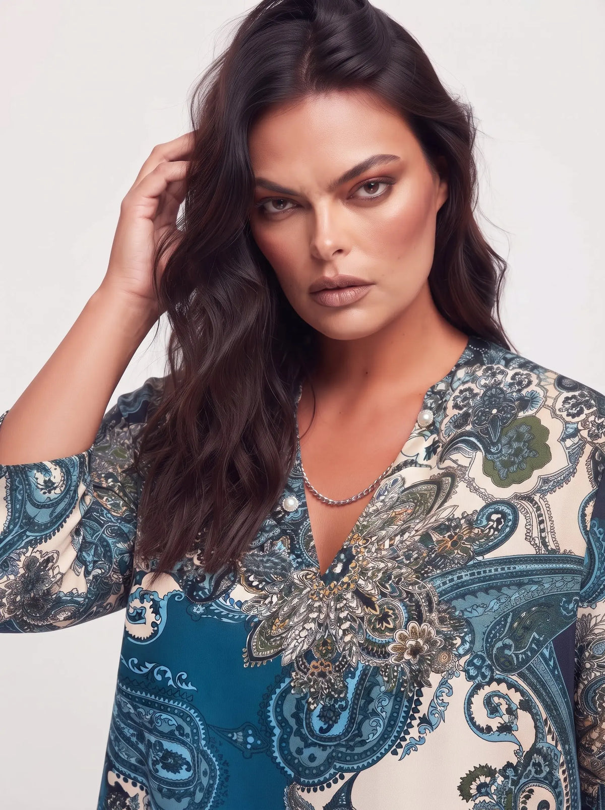 Blusa con accessorio DORABELLA PIU'