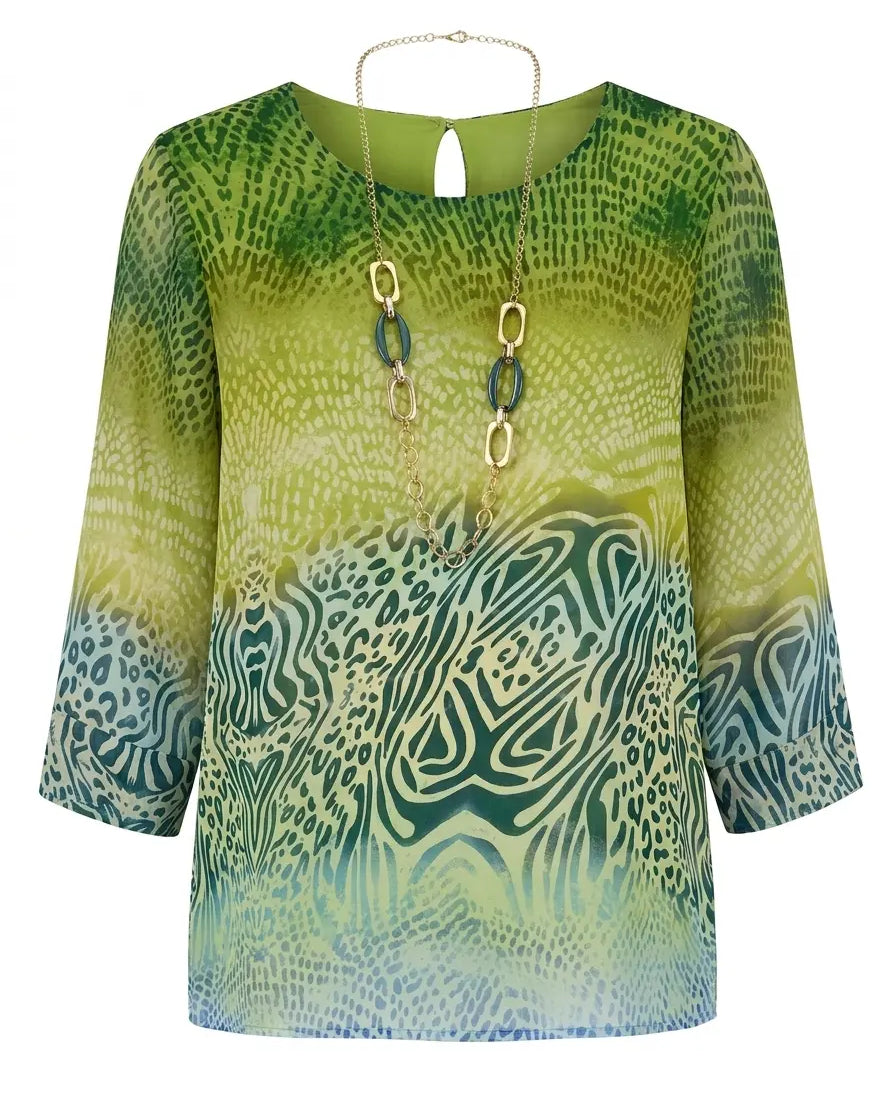 Blusa con collana DORABELLA