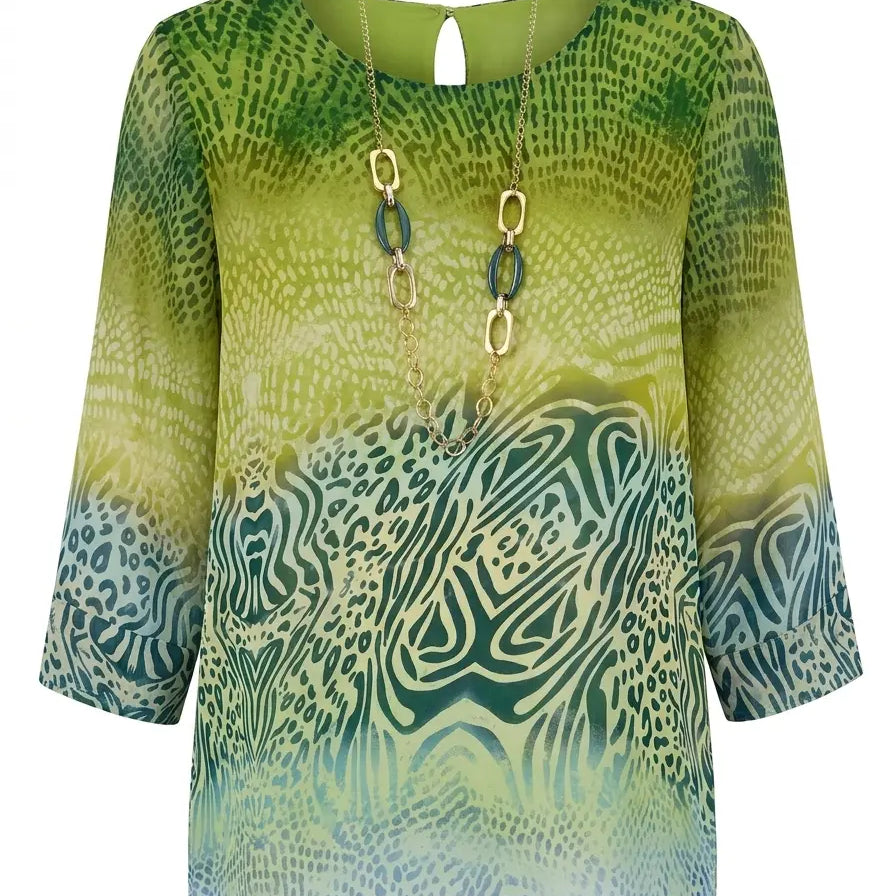 Blusa con collana DORABELLA