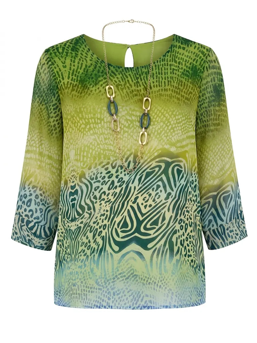 Blusa con collana DORABELLA