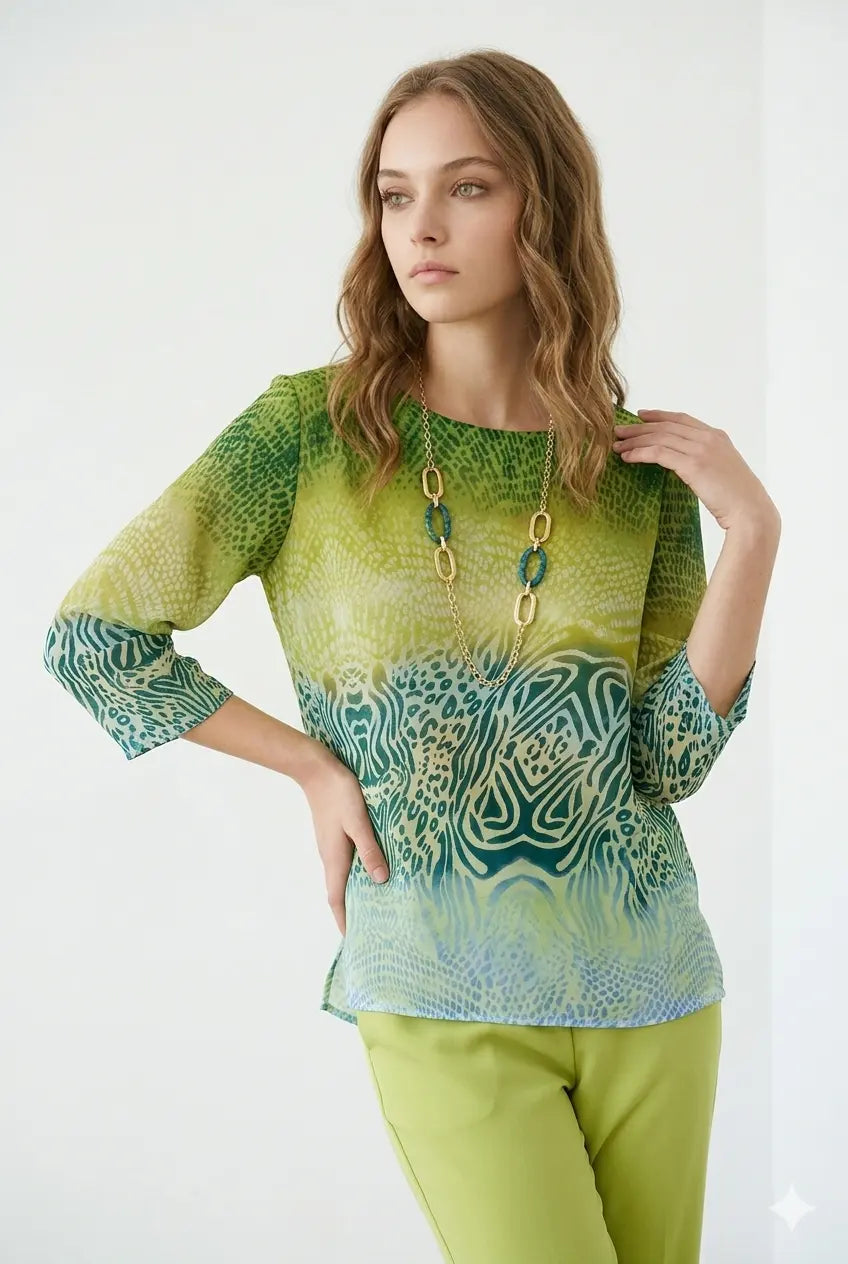 Blusa con collana DORABELLA