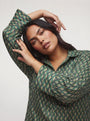 Blusa con collo camicia DORABELLA PIU'