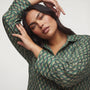 Blusa con collo camicia DORABELLA PIU'