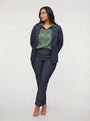 Blusa con collo camicia DORABELLA PIU'