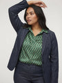 Blusa con collo camicia DORABELLA PIU'