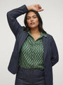 Blusa con collo camicia DORABELLA PIU'