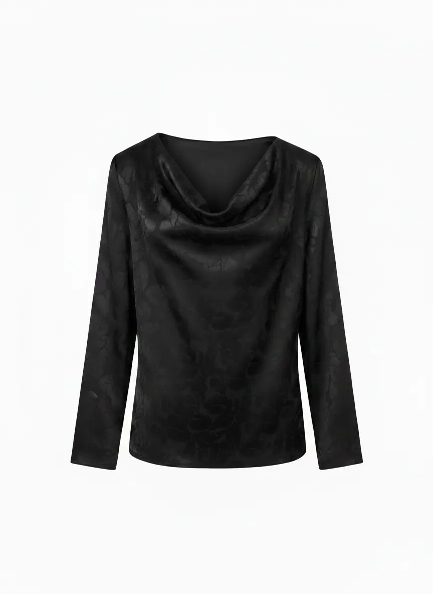Blusa con collo morbido DORABELLA