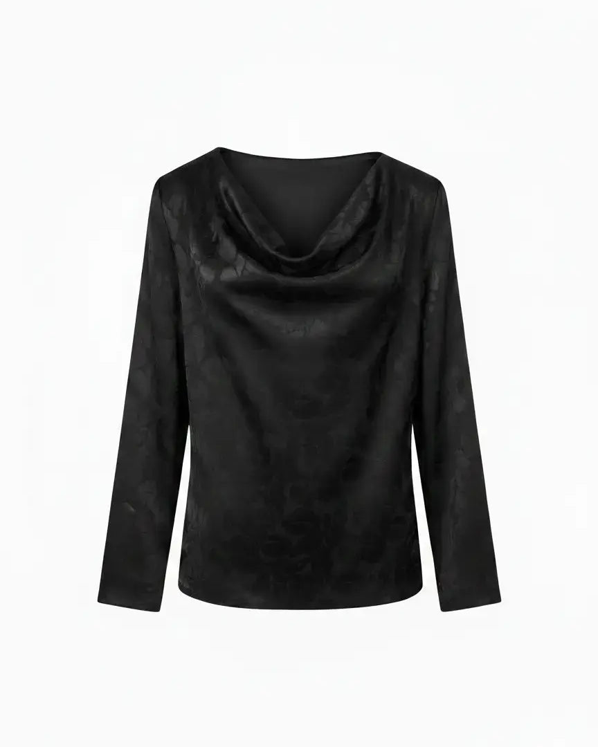 Blusa con collo morbido DORABELLA