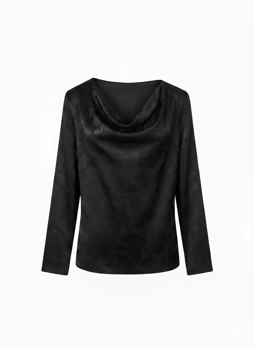 Blusa con collo morbido DORABELLA