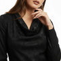 Blusa con collo morbido DORABELLA
