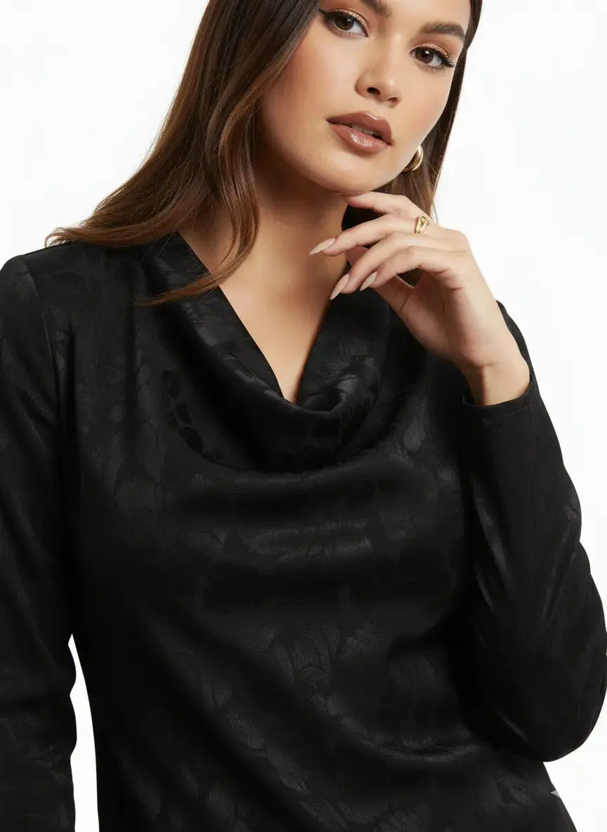 Blusa con collo morbido DORABELLA