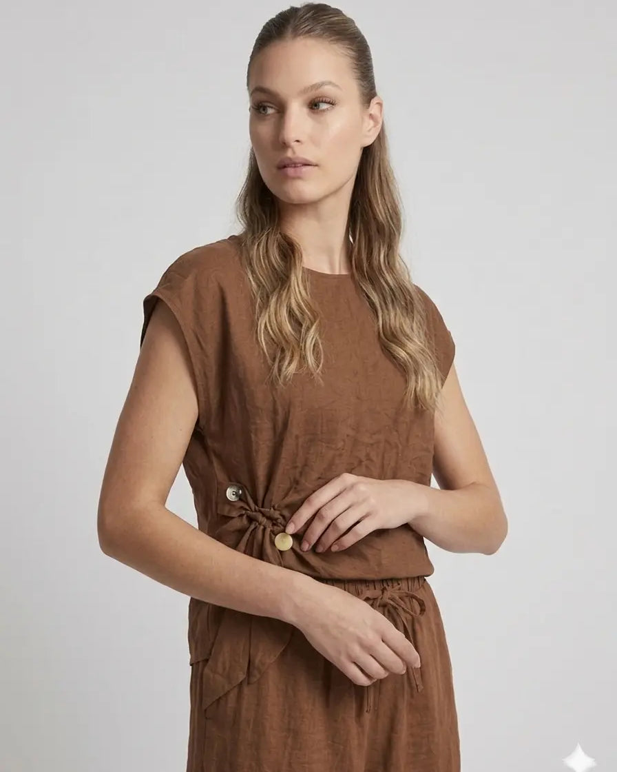 Blusa con dettaglio DORABELLA