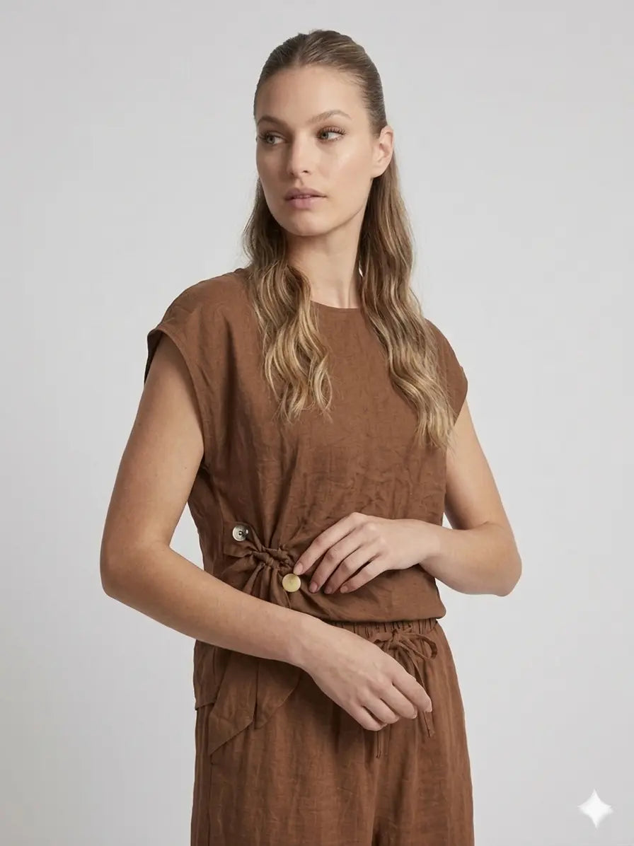 Blusa con dettaglio DORABELLA