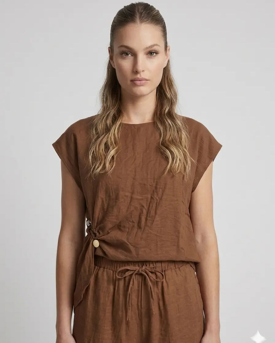 Blusa con dettaglio DORABELLA