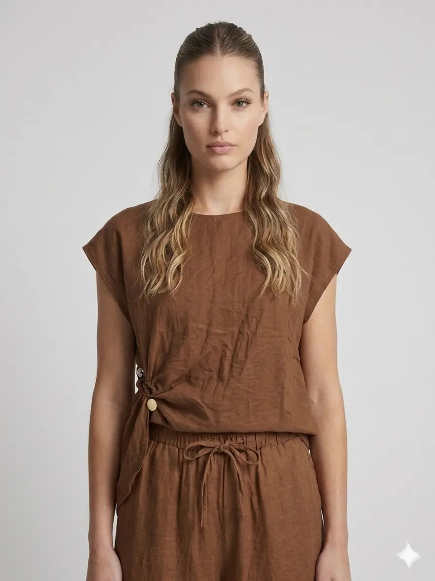 Blusa con dettaglio DORABELLA