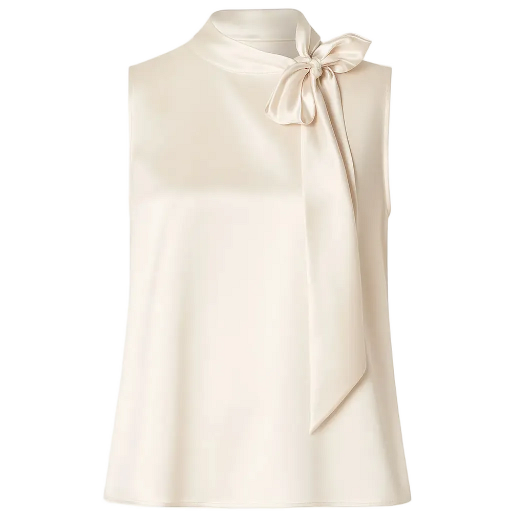 Blusa con fiocco al collo DORABELLA