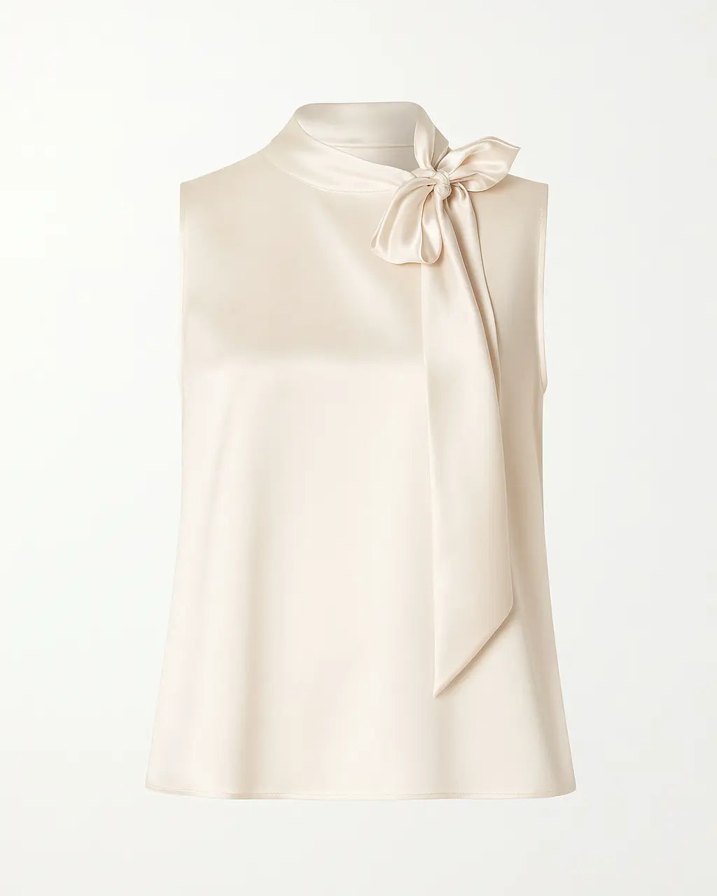 Blusa con fiocco al collo DORABELLA