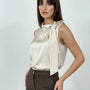 Blusa con fiocco al collo DORABELLA