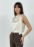 Blusa con fiocco al collo DORABELLA