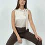 Blusa con fiocco al collo DORABELLA