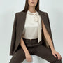 Blusa con fiocco al collo DORABELLA