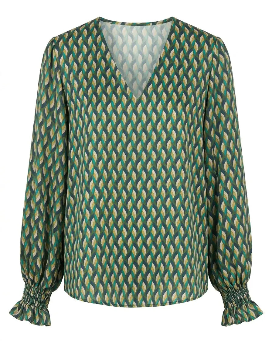 Blusa con polso arricciato DORABELLA