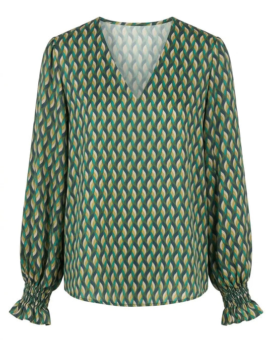 Blusa con polso arricciato DORABELLA