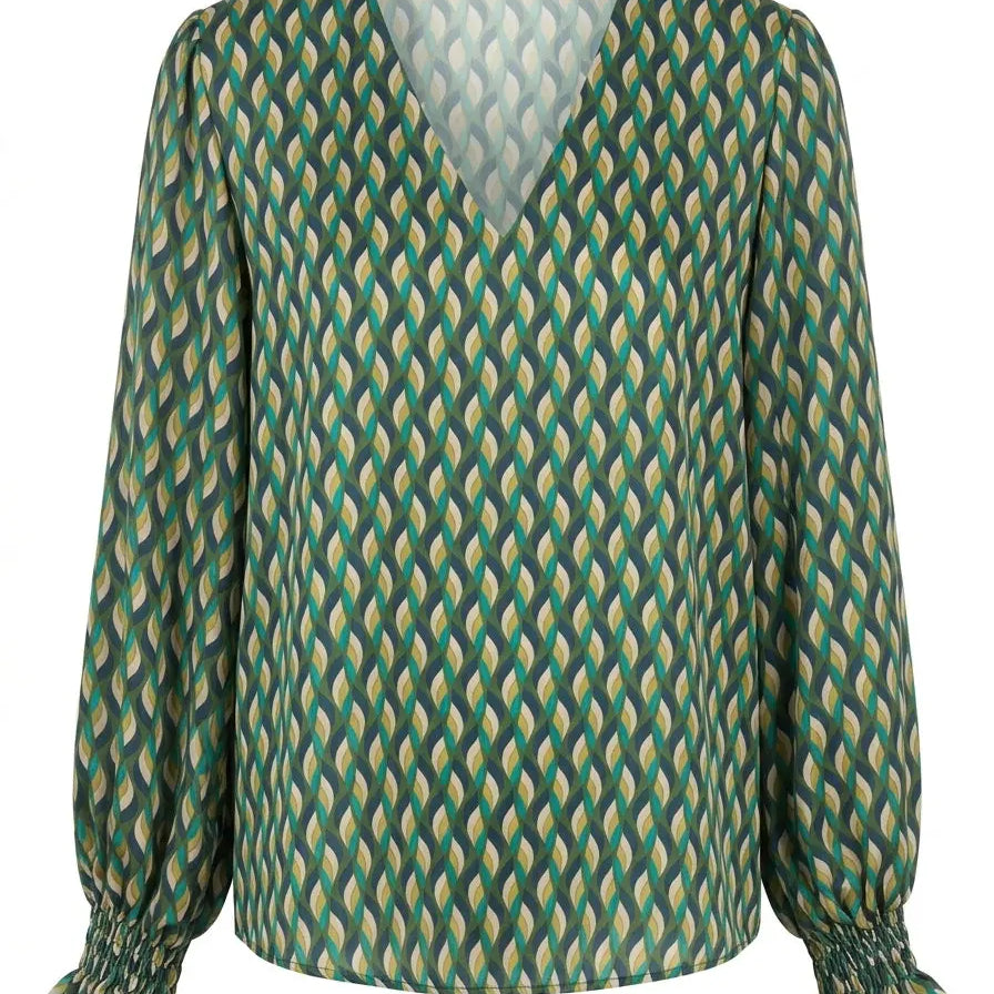 Blusa con polso arricciato DORABELLA