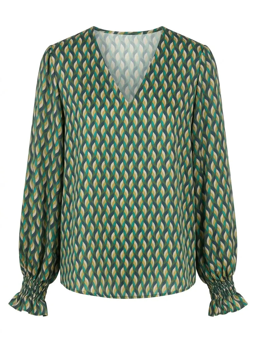 Blusa con polso arricciato DORABELLA