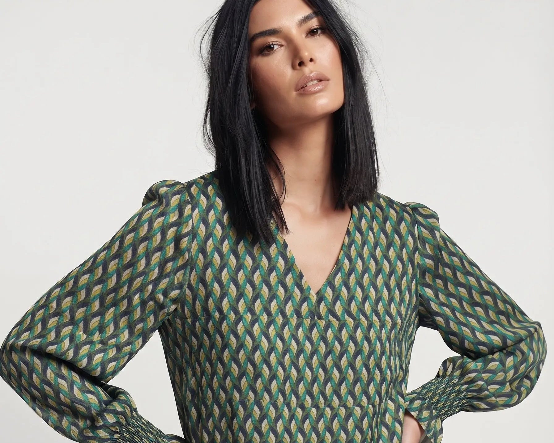 Blusa con polso arricciato DORABELLA