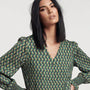 Blusa con polso arricciato DORABELLA
