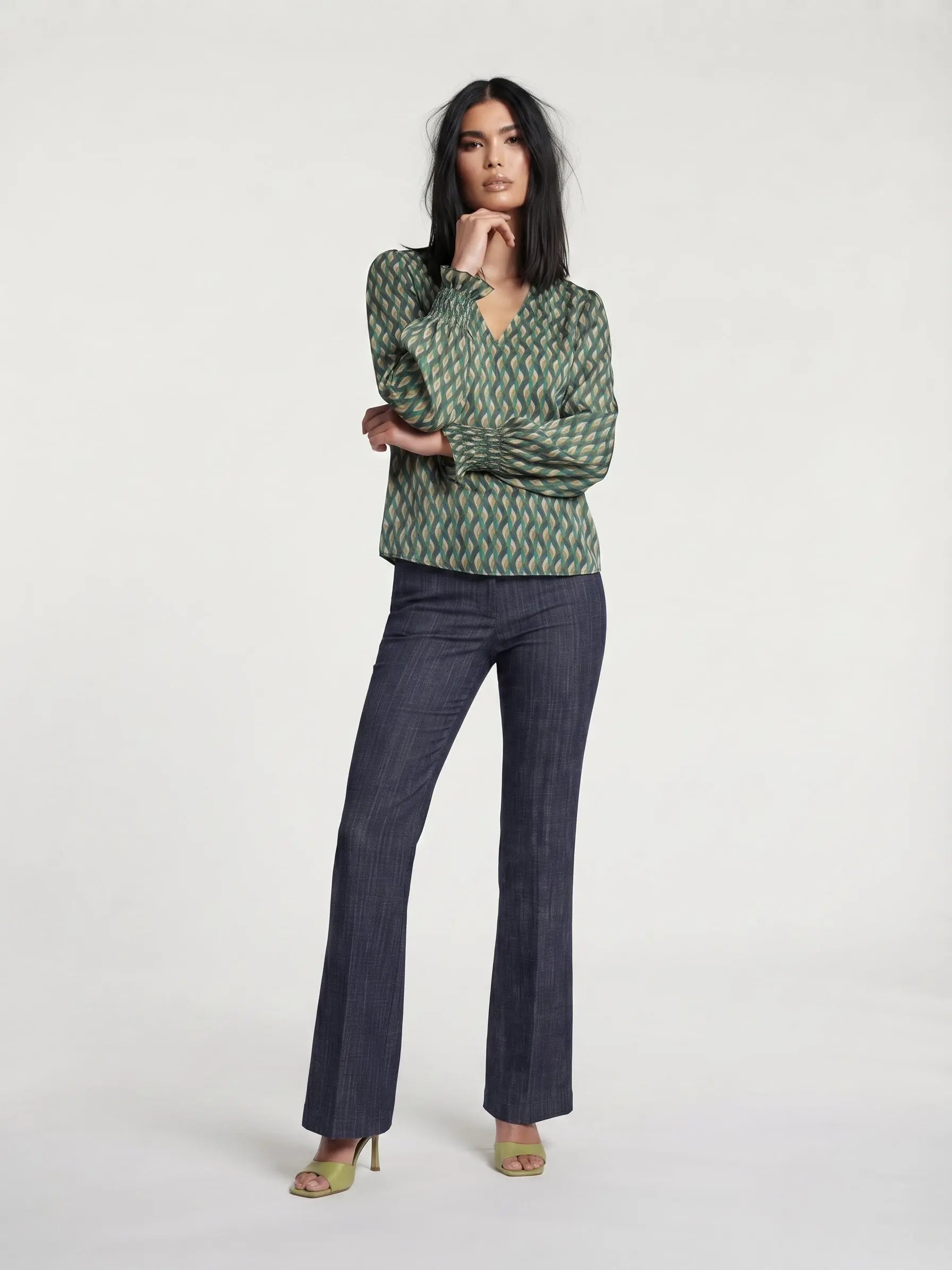 Blusa con polso arricciato DORABELLA