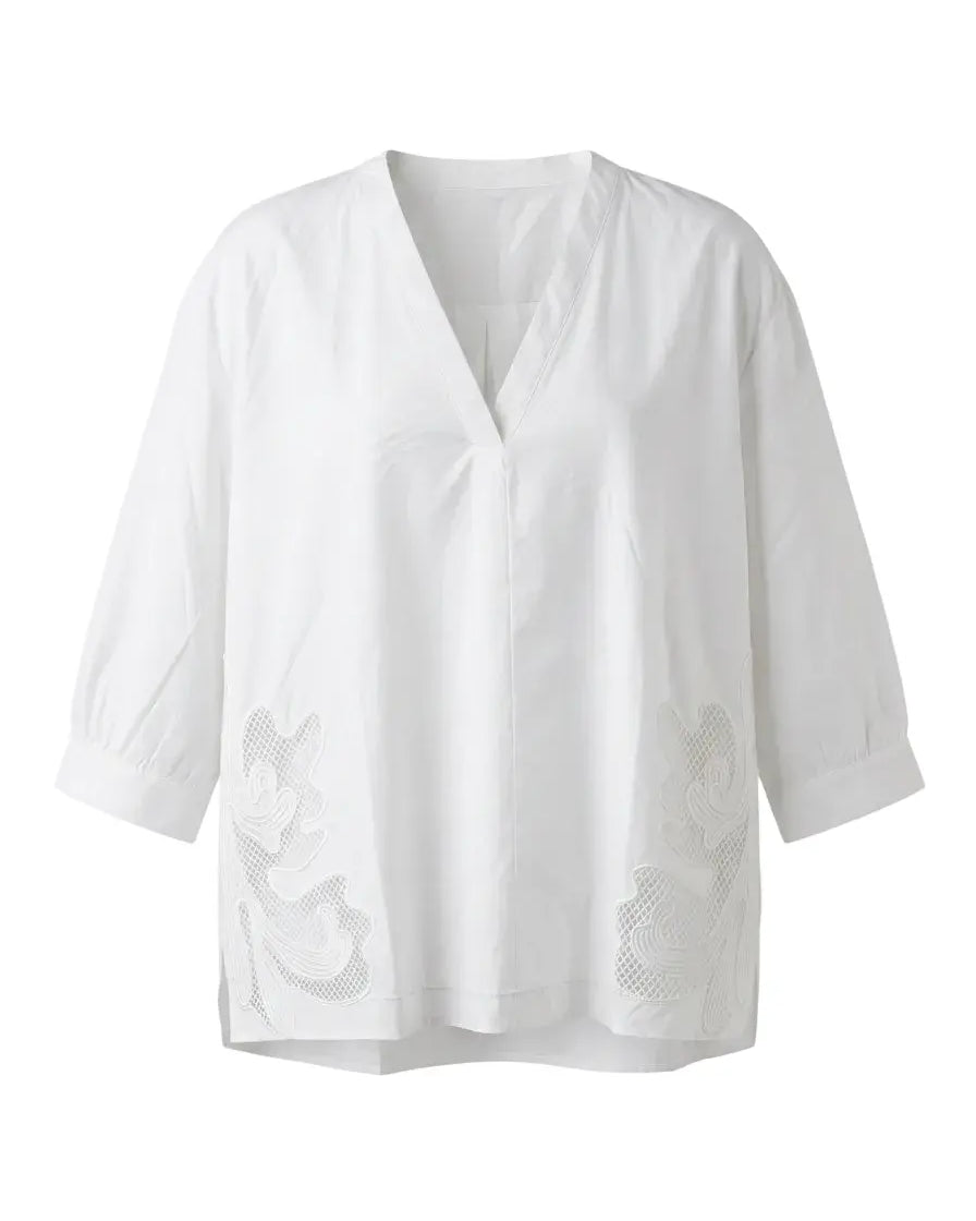 Blusa con ricamo DORABELLA