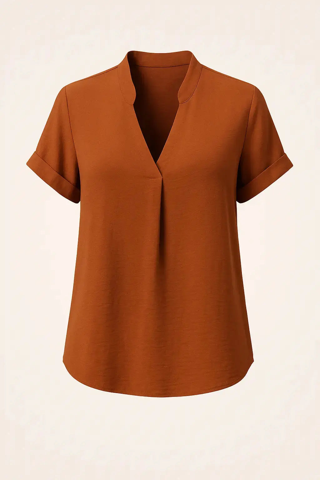 Blusa con scollo alla coreana DORABELLA
