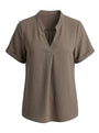 Blusa con scollo alla coreana DORABELLA