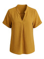 Blusa con scollo alla coreana DORABELLA