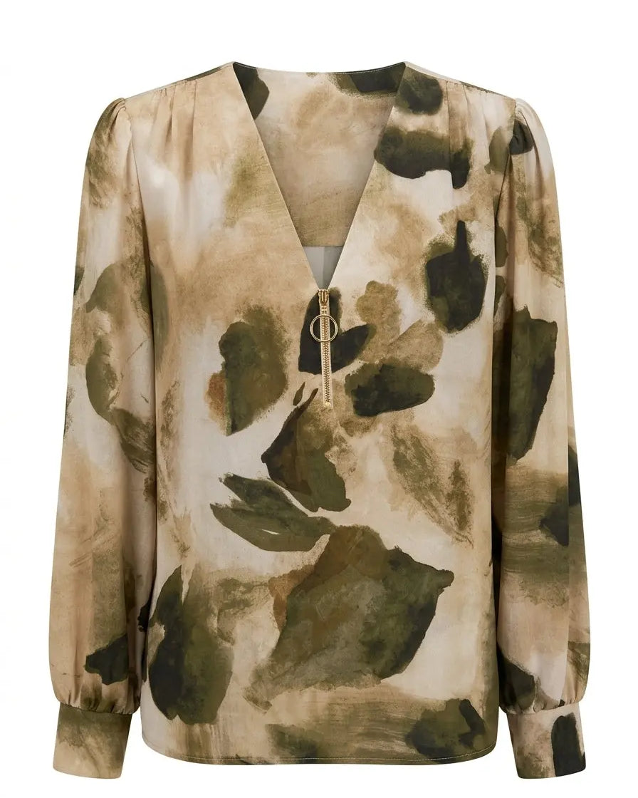 Blusa con zip DORABELLA