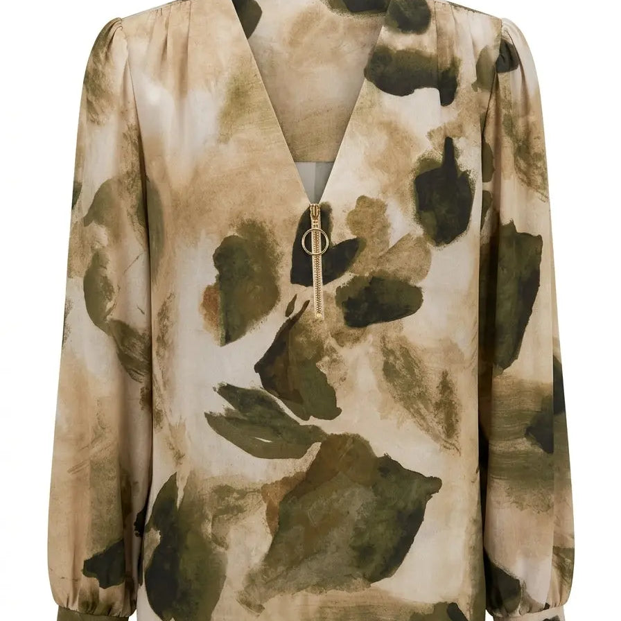 Blusa con zip DORABELLA