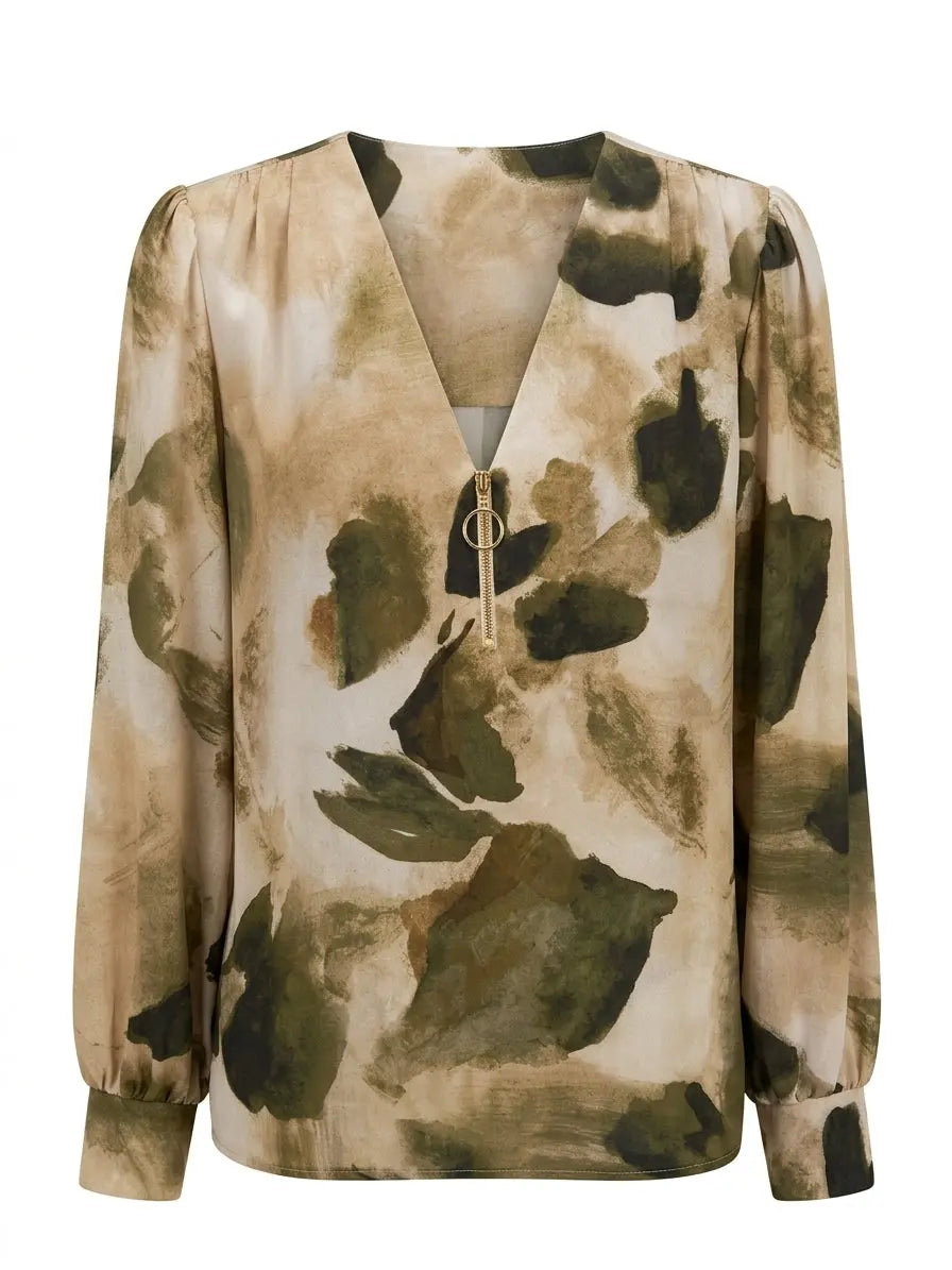 Blusa con zip DORABELLA