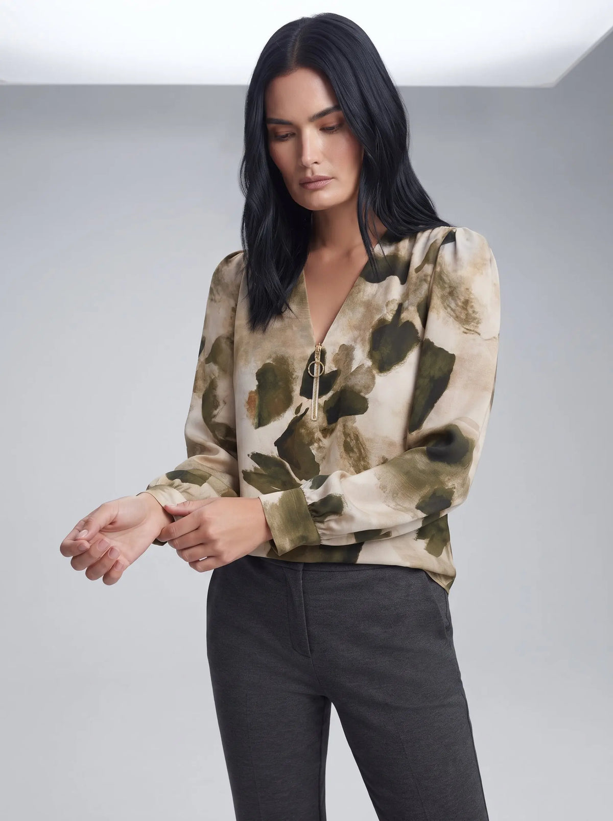 Blusa con zip DORABELLA
