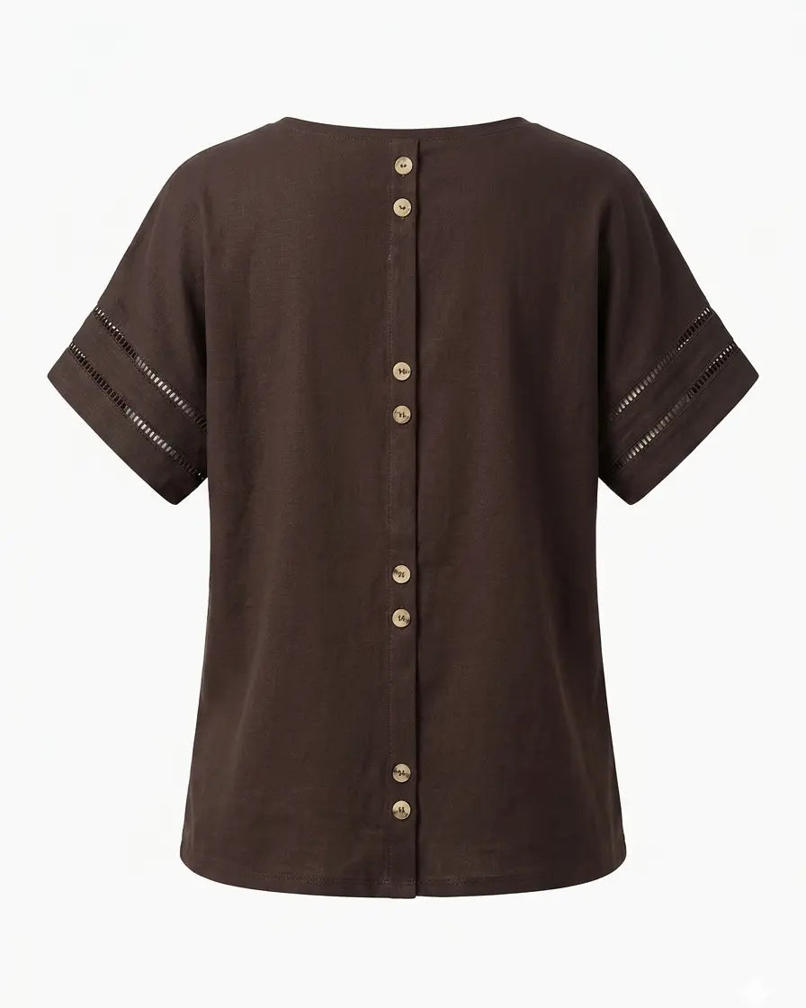 Blusa dettaglio bottoni DORABELLA PIU'