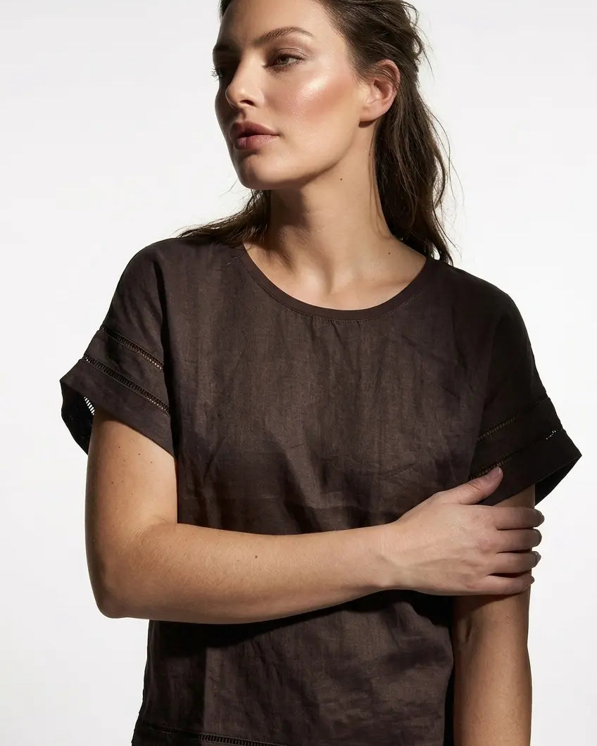 Blusa dettaglio bottoni DORABELLA PIU'