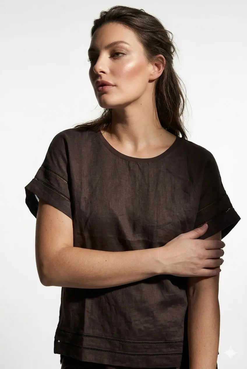 Blusa dettaglio bottoni DORABELLA PIU'