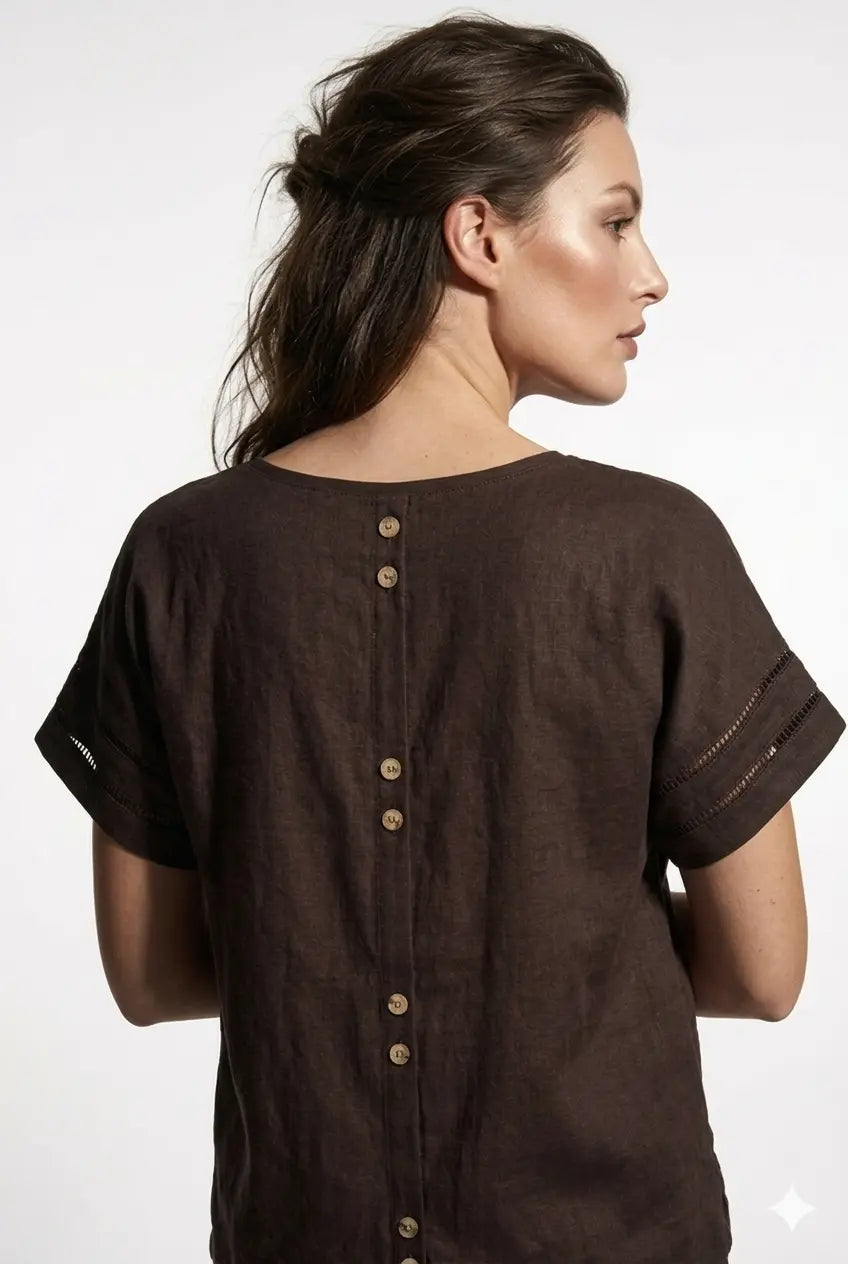 Blusa dettaglio bottoni DORABELLA PIU'