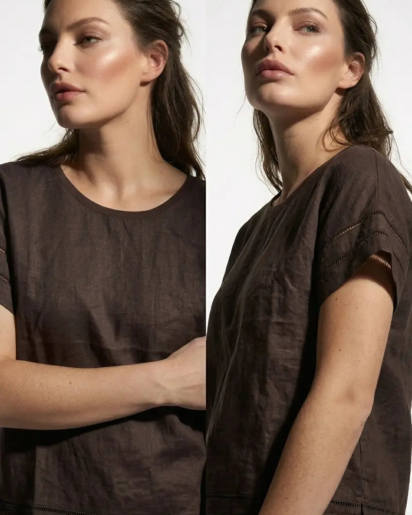 Blusa dettaglio bottoni DORABELLA PIU'