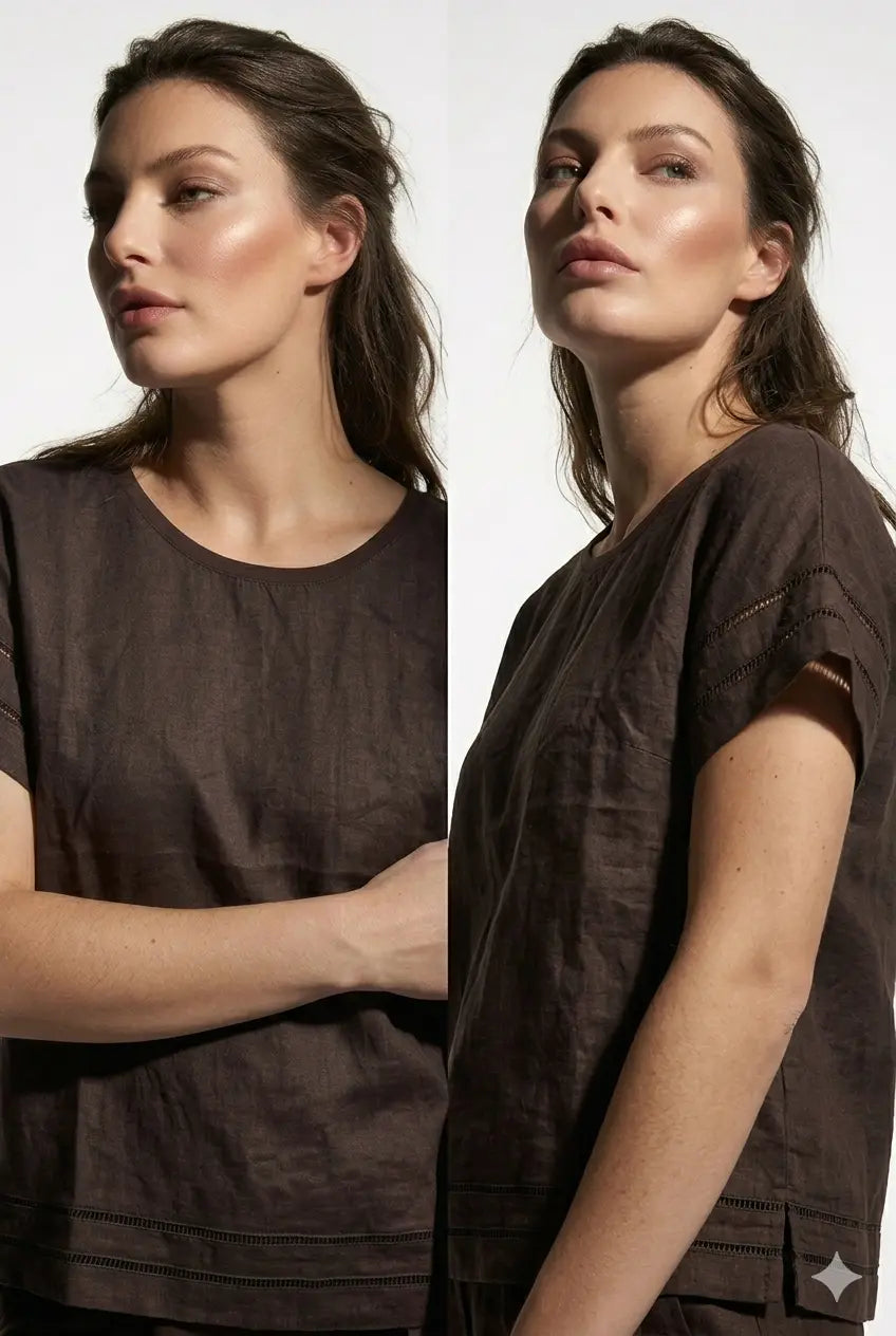 Blusa dettaglio bottoni DORABELLA PIU'