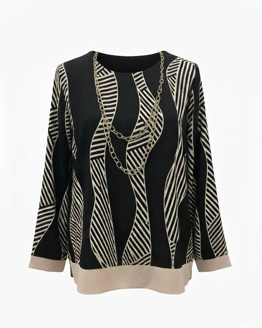Blusa fantasia con accessorio DORABELLA PIU'